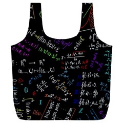 Mathematics  Physics Maths Math Pattern Full Print Recycle Bag (xxl) by Grandong