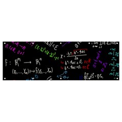 Mathematics  Physics Maths Math Pattern Banner And Sign 12  X 4  by Grandong