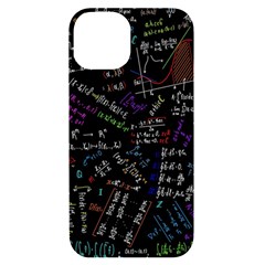 Mathematics  Physics Maths Math Pattern Iphone 14 Black Uv Print Case by Grandong