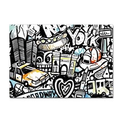 New York City Nyc Broadway Doodle Art Sticker A4 (100 Pack) by Grandong