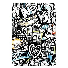 New York City Nyc Broadway Doodle Art Removable Flap Cover (s) by Grandong