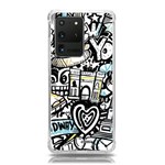 New York City Nyc Broadway Doodle Art Samsung Galaxy S20 Ultra 6.9 Inch TPU UV Case Front