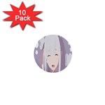 Emilia Rezero 1  Mini Buttons (10 pack)  Front