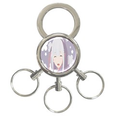 Emilia Rezero 3-ring Key Chain by artworkshop