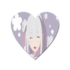 Emilia Rezero Heart Magnet by artworkshop