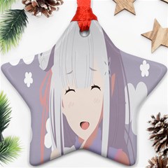 Emilia Rezero Star Ornament (two Sides) by artworkshop