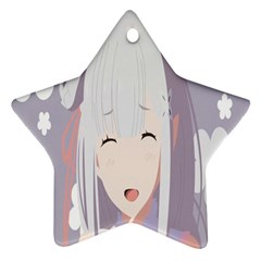 Emilia Rezero Star Ornament (two Sides) by artworkshop