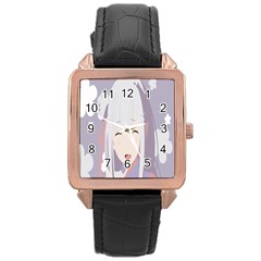 Emilia Rezero Rose Gold Leather Watch  by artworkshop