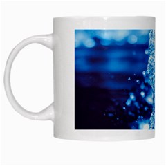 Water Blue Wallpaper White Mug by artworkshop