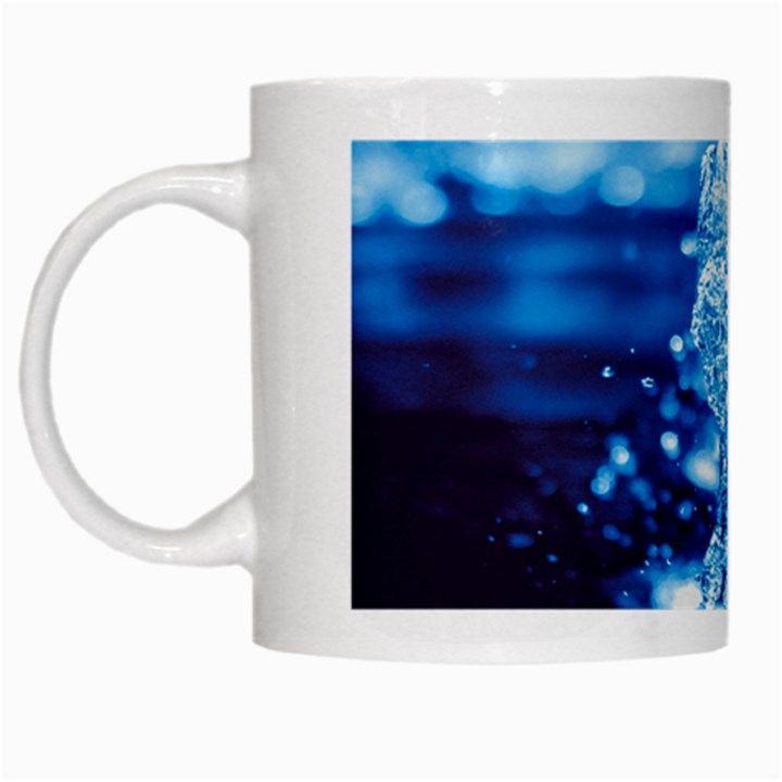 Water Blue Wallpaper White Mug