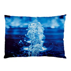 Water Blue Wallpaper Pillow Case by artworkshop