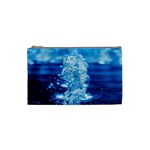 Water Blue Wallpaper Cosmetic Bag (Small) Front