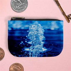 Water Blue Wallpaper Mini Coin Purse by artworkshop