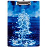 Water Blue Wallpaper A4 Acrylic Clipboard Front