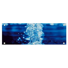 Water Blue Wallpaper Banner And Sign 6  X 2  by artworkshop