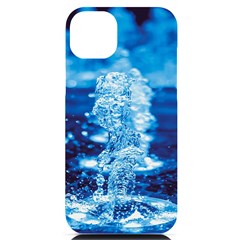 Water Blue Wallpaper Iphone 14 Plus Black Uv Print Case by artworkshop