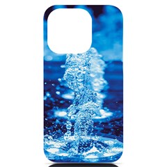 Water Blue Wallpaper Iphone 14 Pro Black Uv Print Case by artworkshop