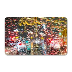 Water Droplets Magnet (Rectangular)