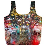 Water Droplets Full Print Recycle Bag (XL) Front