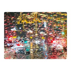 Water Droplets Two Sides Premium Plush Fleece Blanket (Mini)