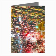 Water Droplets Greeting Cards (pkg Of 8) by artworkshop