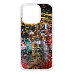 Water Droplets iPhone 14 Pro TPU UV Print Case