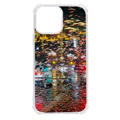 Water Droplets Iphone 13 Pro Max Tpu Uv Print Case by artworkshop