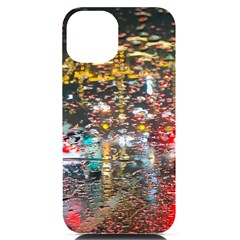 Water Droplets Iphone 14 Black Uv Print Case by artworkshop