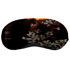 White Flower Sleep Mask by artworkshop