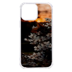 White Flower Iphone 13 Pro Max Tpu Uv Print Case by artworkshop