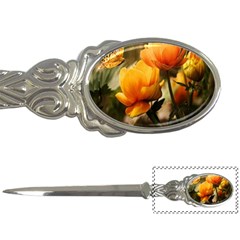 Yellow Butterfly Flower Letter Opener by artworkshop