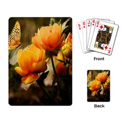 Yellow Butterfly Flower Playing Cards Single Design (rectangle) by artworkshop