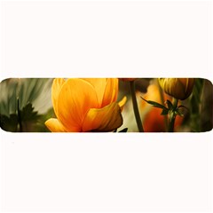 Yellow Butterfly Flower Large Bar Mat