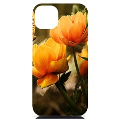 Yellow Butterfly Flower Iphone 14 Plus Black Uv Print Case by artworkshop