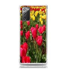 Yellow Pink Red Flowers Samsung Galaxy Note 20 Tpu Uv Case by artworkshop