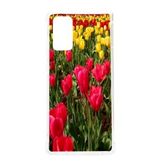 Yellow Pink Red Flowers Samsung Galaxy Note 20 Tpu Uv Case by artworkshop