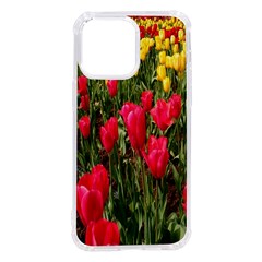 Yellow Pink Red Flowers Iphone 14 Pro Max Tpu Uv Print Case