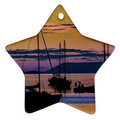 Twilight Over Ushuaia Port Ornament (star)