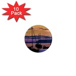 Twilight Over Ushuaia Port 1  Mini Magnet (10 pack)  Front