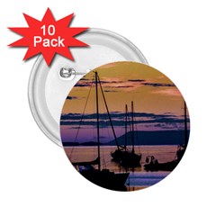 Twilight Over Ushuaia Port 2 25  Buttons (10 Pack)  by dflcprintsclothing