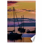 Twilight Over Ushuaia Port Canvas 12  x 18  11.88 x17.36  Canvas - 1