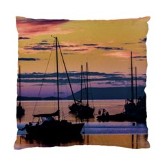 Twilight Over Ushuaia Port Standard Cushion Case (one Side)