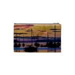 Twilight Over Ushuaia Port Cosmetic Bag (Small) Back