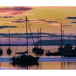 Twilight Over Ushuaia Port Deluxe Canvas 14  x 11  (Stretched) 14  x 11  x 1.5  Stretched Canvas