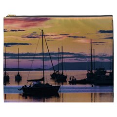 Twilight Over Ushuaia Port Cosmetic Bag (xxxl) by dflcprintsclothing