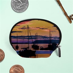 Twilight Over Ushuaia Port Accessory Pouch (small) by dflcprintsclothing