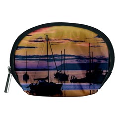 Twilight Over Ushuaia Port Accessory Pouch (medium) by dflcprintsclothing