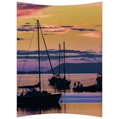 Twilight Over Ushuaia Port Back Support Cushion by dflcprintsclothing