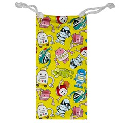 Robot Pattern Jewelry Bag by Grandong