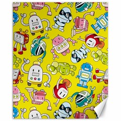 Robot Pattern Canvas 16  X 20  by Grandong